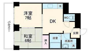 横浜サウスビル【3階】の間取り