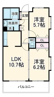 MODERNO【1階】の間取り