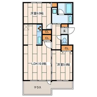 MODERNO【1階】の間取り