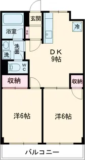 ライムかいぬま【4階】の間取り