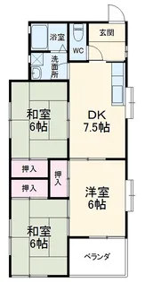 ATハイツ吉倉【201号室】の間取り