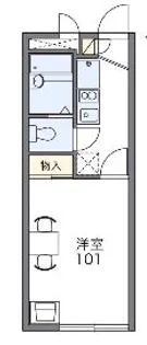 レオパレスコンフォート【2階】の間取り