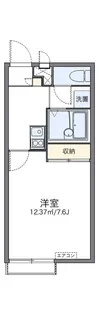 レオパレス末広タウニー【202号室】の間取り