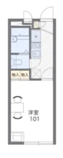 レオパレスコンフォート【1階】の間取り