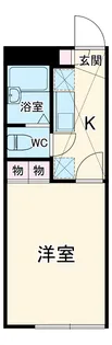 レオパレスアミティエⅡ【2階】の間取り