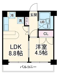 カーサノア八事【1階】の間取り