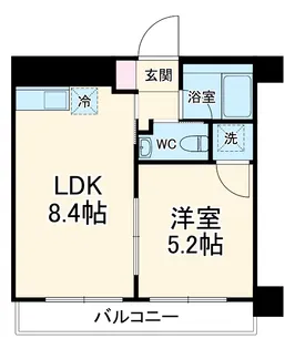 カーサノア八事【5階】の間取り