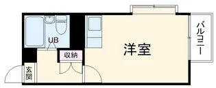 メゾンメルヴェール【102号室】の間取り