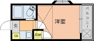 レジデンス狛江Ⅰ【105号室】の間取り