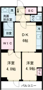 ルフレ世田谷ノール【1階】の間取り