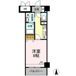 メゾン・ド・シルキー【4階】の間取り