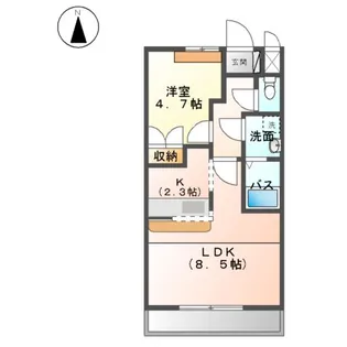 グランドール鹿嶋【2階】の間取り