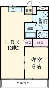 すとりーむ問屋町A【1階】の間取り