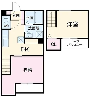 ヴィラ福栄【102号室】の間取り