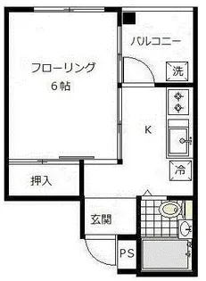 紙谷ハイツ【2階】の間取り