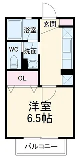 FLATオリーブ【1-D号室】の間取り
