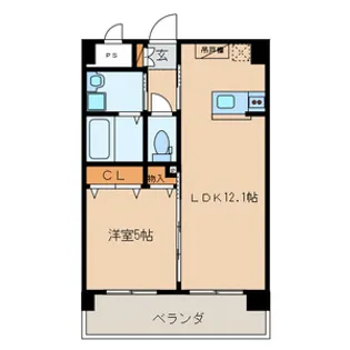 Island 博多駅南【0602号室】の間取り