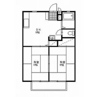 アーバンプラザ【2階】の間取り