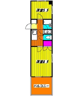 田村ビル【3階】の間取り