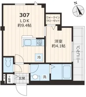 フランドル Y【3階】の間取り