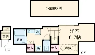 アイコート祖師ヶ谷大蔵【2階】の間取り