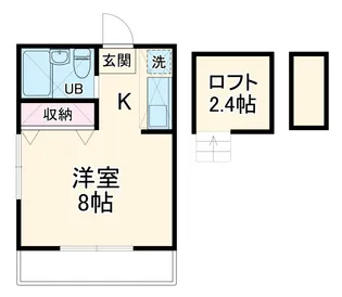 ハーベスト21高根台【2階】の間取り