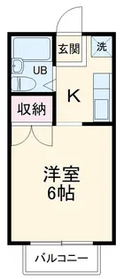 グリーンプラザ B【103号室】の間取り