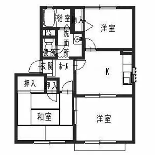 フォーレス桜ヶ丘【B102号室】の間取り
