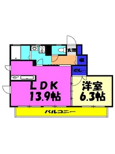 LEON【1階】の間取り