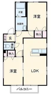 メゾン大手西棟【102号室】の間取り