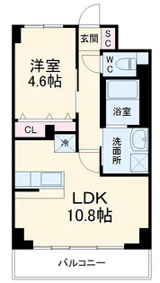 ラヴィベール【2階】の間取り