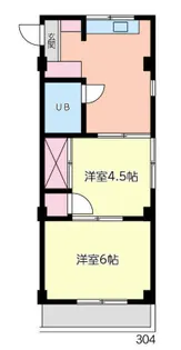 ライトビューティハイツ【3階】の間取り