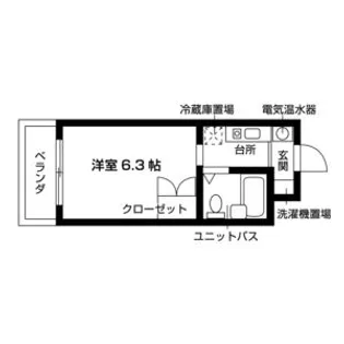 ピュアハウス【202号室】の間取り