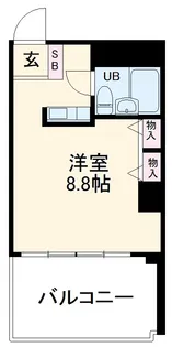 コスモ横浜鶴見【2階】の間取り