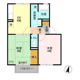 タントミール【2階】の間取り
