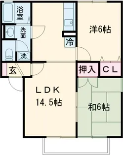 モンテベール E【2階】の間取り