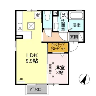 ウィット-S. C【1階】の間取り