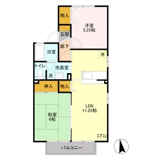 アネックス A【2階】の間取り