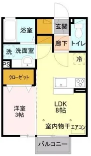 プルミエル B【2階】の間取り