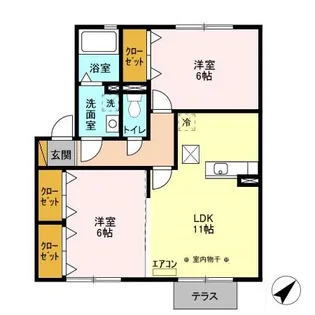 Carinopensee【1階】の間取り