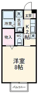 ポートパレス【2階】の間取り