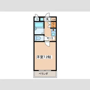 ハイヴィラ東海【314号室】の間取り