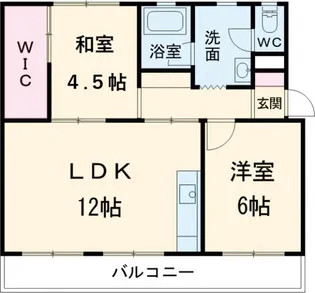 第2パークサイドマンション【107号室】の間取り