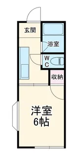 フラットストーン相模【1階】の間取り