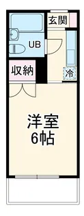 スターダスト向ヶ丘A棟【3階】の間取り