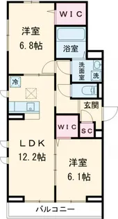 MAISON DES ANGES(メゾン デ ザンジュ)【1階】の間取り