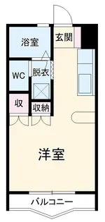 パインリーフ北郷【216号室】の間取り