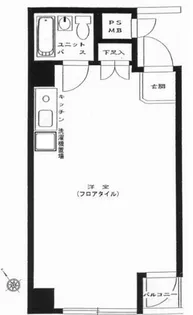 ライオンズマンション西新宿第6【3階】の間取り