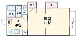 ハイデルヴェルグ幕張本郷【1階】の間取り
