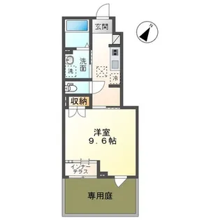 アジュール【1階】の間取り